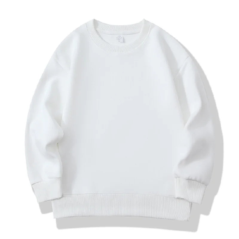 Fashion Girls Boys Sweatshirts Clothing Autumn Solid Color Casual Long Sleeve Loose Tops Children's Clothes Teen 6 8 10 12 Years
