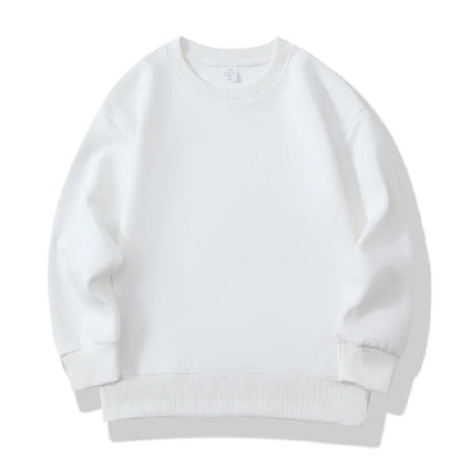 Fashion Girls Boys Sweatshirts Clothing Autumn Solid Color Casual Long Sleeve Loose Tops Children's Clothes Teen 6 8 10 12 Years