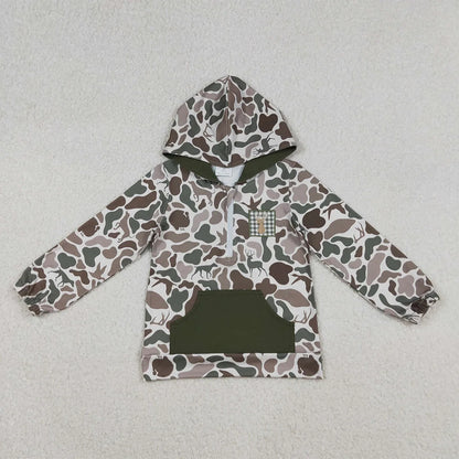 Baby Boy Clothes Kids Hoodies Sweatshirts Lavender Drip Sprinkles Long Sleeve Zipper Pocket Pullover Hoodie Tops Boys Clothing