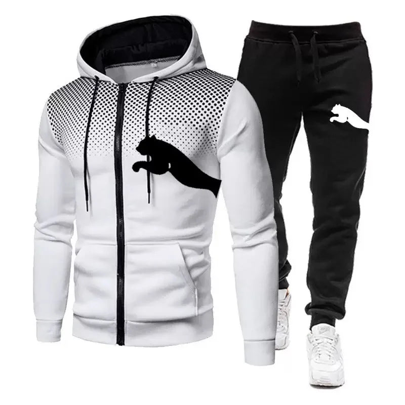 Men's Sets Hoodies+pants 2026 Spring Sport Suits Casual Sweatshirts Tracksuit Male Casual Sports Jacket Jogging Sportswear Suit