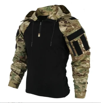 Tactical Cargo Suits T-Shirt And Cargo Pants Men Clothes Shirts Airsoft Paintball Hunting Clothes Wear Resistant Outdoor