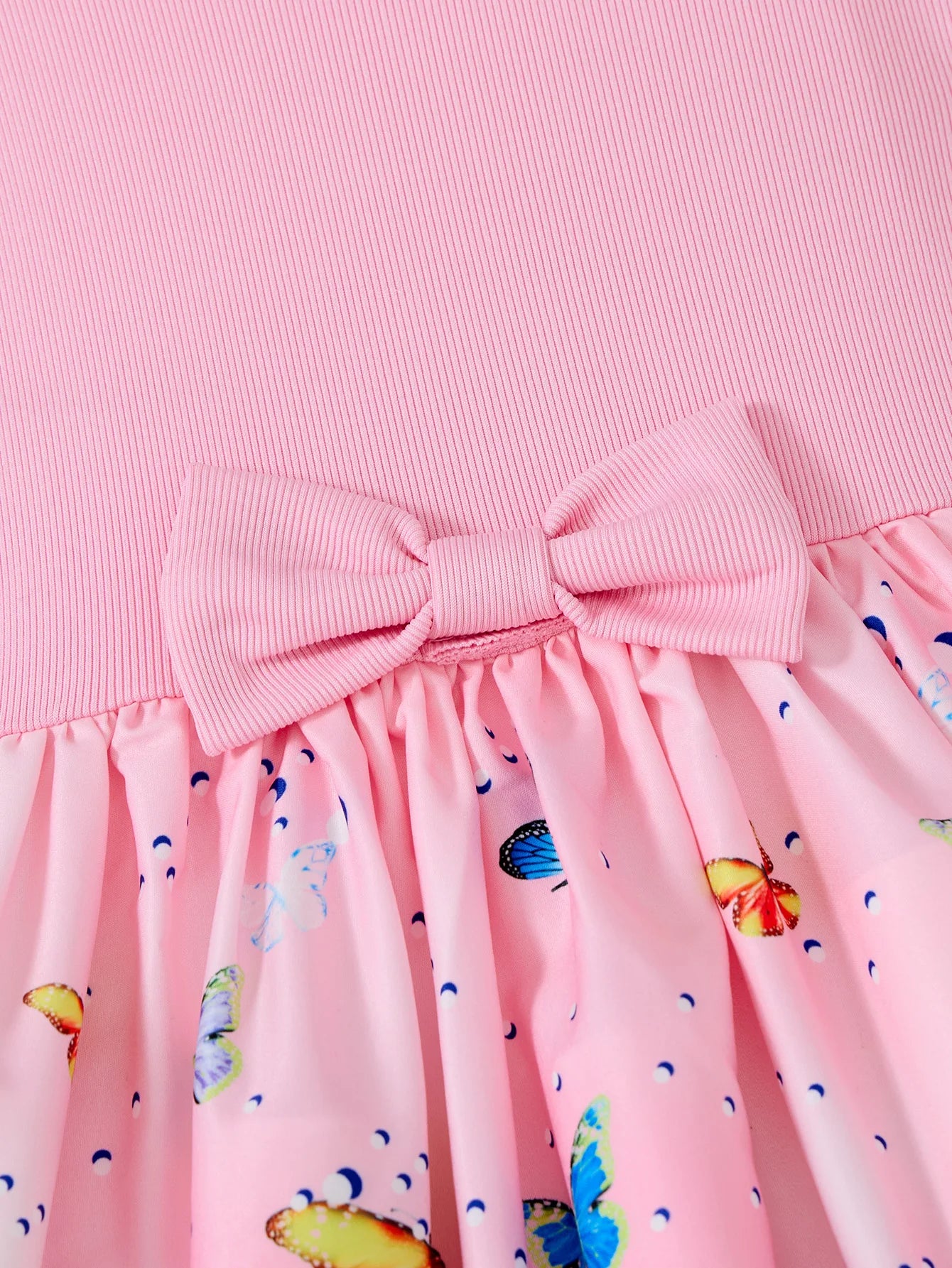 Girls Casual Dresses Denim Print Button Bow Ruffled sleeves Floral Tulle Cute Princess Formal Dresses Children Casual Dresses