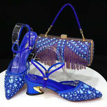 High Quality Ladies Shoes And Bags Set HAQ1-5