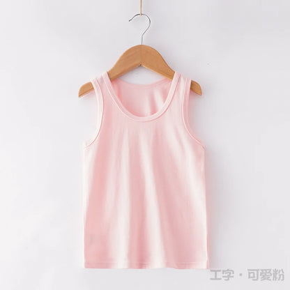 Undershirts for Girls Toddler 2 to 3 4 5 6 7 8 9 Years Summer Boys Underwear Vest Kids Camisoles Children Boy Tanks Infant Top