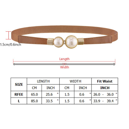 SISHION Summer Fashion Women Belts SH024 PU Leather Thin Elastic Waist Belt Slim Waistband Black Camel Coffee Plus Size