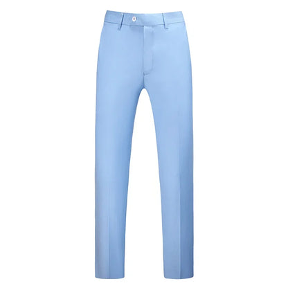 Men Dress Pants Solid Color Slim Fit Business Casual Office Wedding Formal Trousers High Quality Men Clothing Suit Pants 29-40