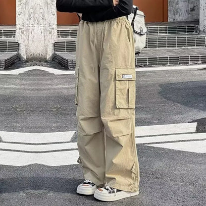 Girls Cargo Pants Kids Solid Color Pant Teenage Fashion Trousers 2026 Spring Autumn Children's Clothing Sports Wear