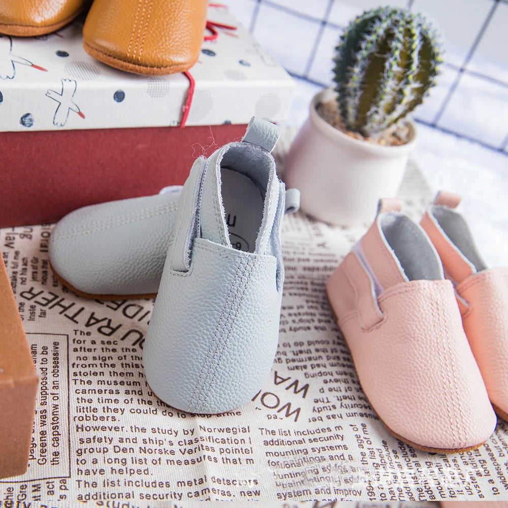 Baby Shoes Toddler Girls Boys Casual Leather Shoes Winter Furry Boot Newborn Infant Barefoot Shoes Sapatato Loafers Items Stuff