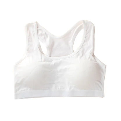 Teen Girls Underwear Teenage Adolescente Cotton Bra Summer Thin Puberty Tank Tops Cheap Stuff Dropshipping KF015