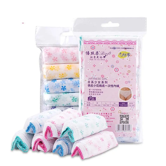 Panties Prenatal Briefs Nonwoven Maternity Intimates Postpartum Underpants Women's  Disposable Panties 7pcs Maternity Underwear
