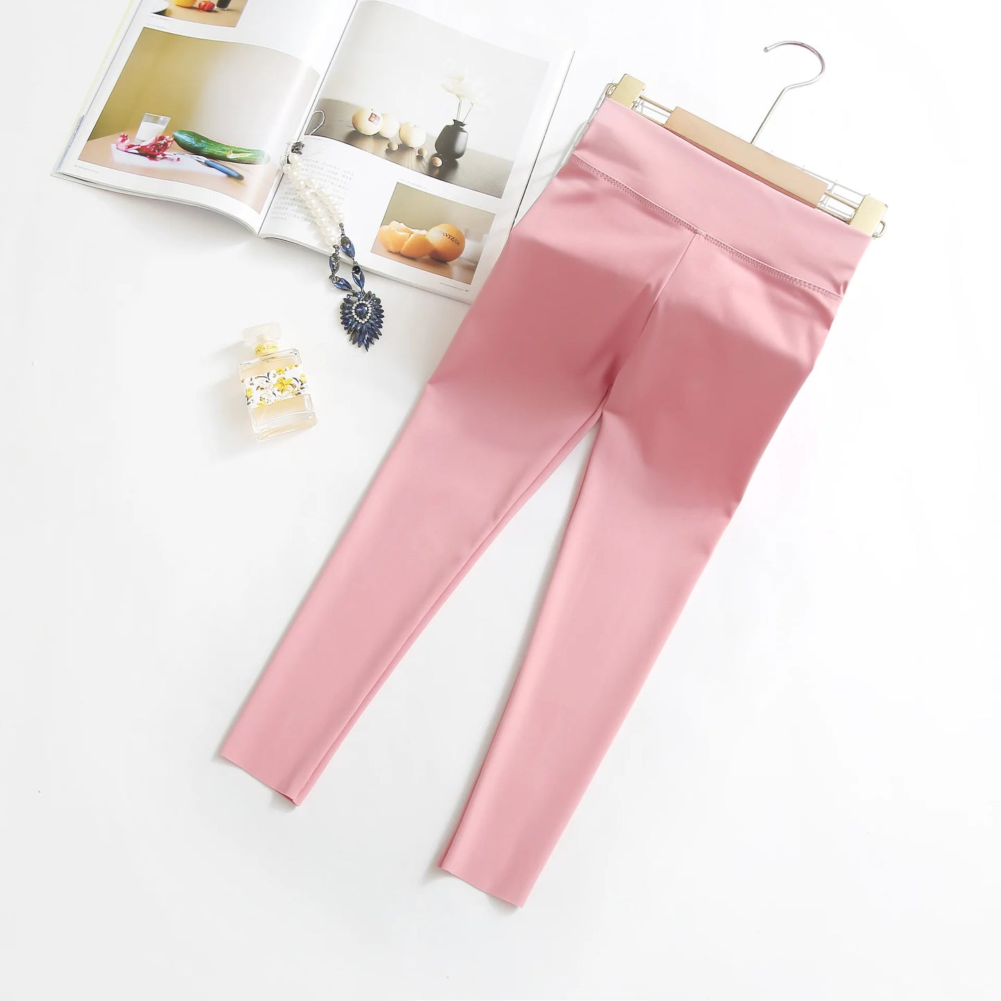 Girls High Waist  Pants Spring Summer New Style Slim Fit Leggings Casual Sports Yoga Pants For Kids