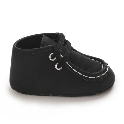 Classic Casual  Baby Shoes for Boys 0-1 Year Old Lace-Up Spring Autumn Soft Sole Comfortable Casual Walking Shoes