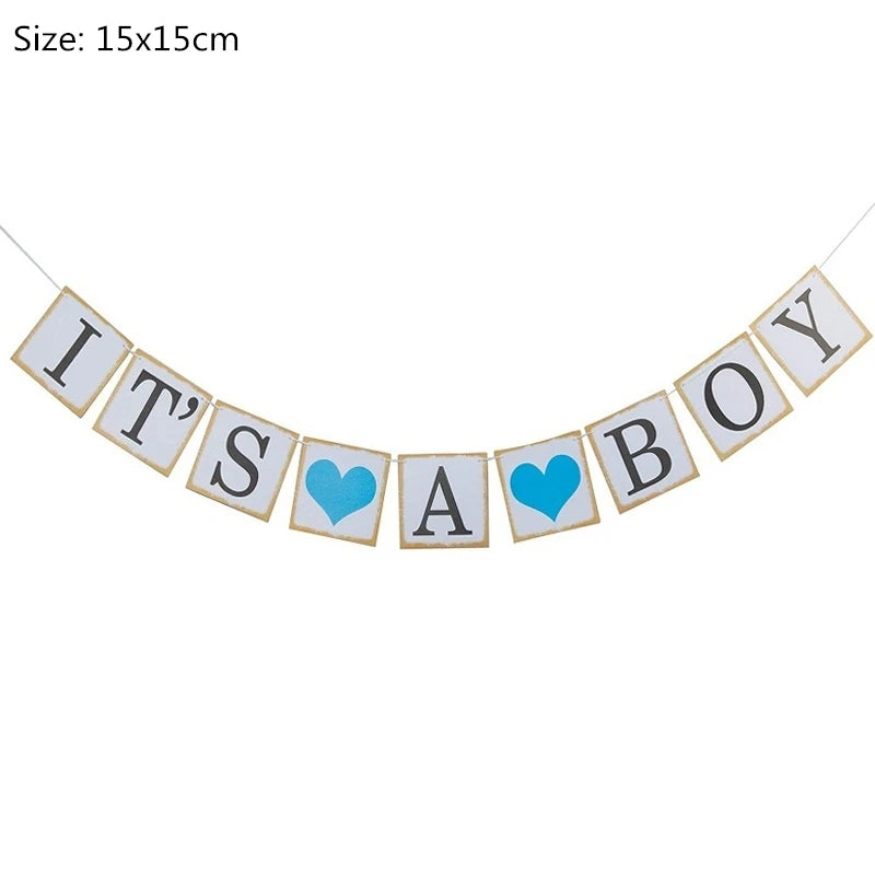 Baby Shower Boy Girl Decorations Set It's a Boy It's a Girl oh baby Balloons Gender Reveal Kids Birthday Party Baby Shower Gifts