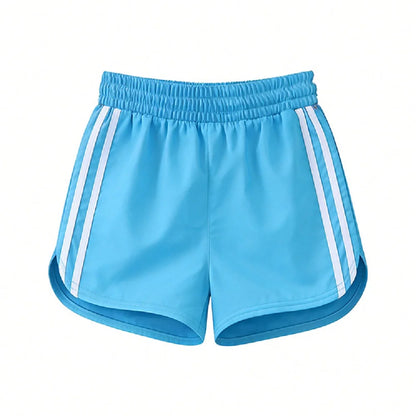 Summer Men's Beach Pants Worn As Outerwear With Large Size Drawstring And Youth-style Mesh Quick-drying Three-piece Pants