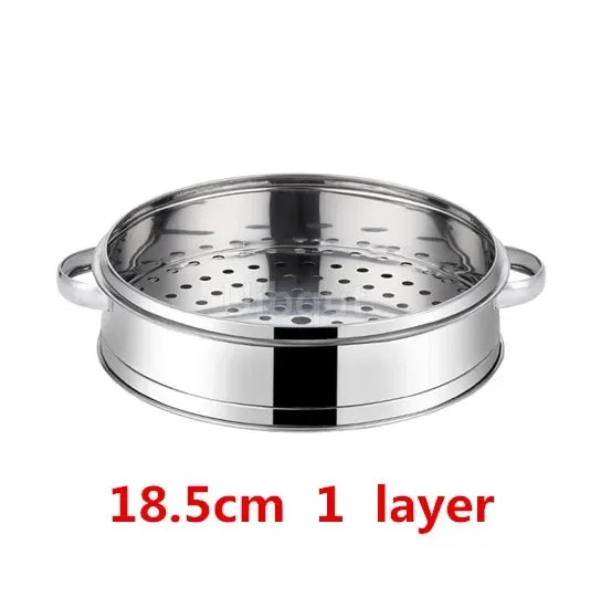 Stainless Steel Pot Steamer Rice Cooker Food Steaming Grid with Double Ear Drain Basket Kitchen Cooking bamboo steamer cooker