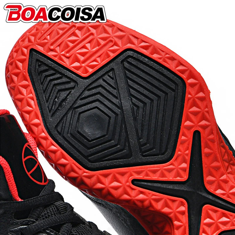 Fashion Children's Basketball Shoes for Boys Girls Sneakers Outdoor Non-slip Sports Running Kids Breathable Walking Shoes