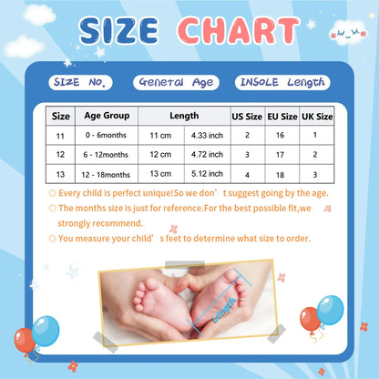 Baby Boys Girls Shoes Infant Leather Rubber Sole Anti-slip Toddler First Walkers Crib Shoes Newborn Girl Princess