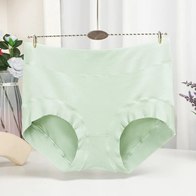 Women's Underwear Modal Panties for Women High-Rise Female Underwear Briefs Comfortable Underpants Plus Size Soft Safety Shorts