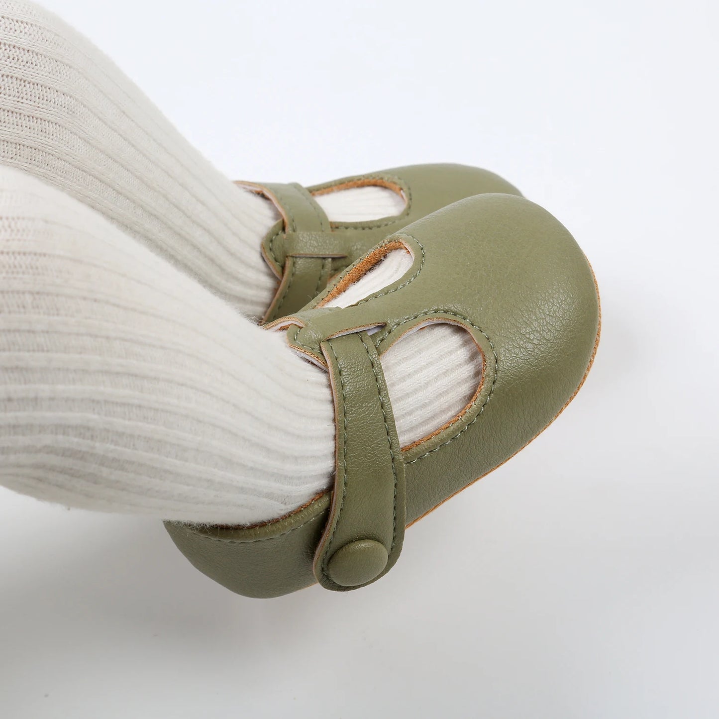 Baby Boys Girls Shoes Infant Leather Rubber Sole Anti-slip Toddler First Walkers Crib Shoes Newborn Girl Princess