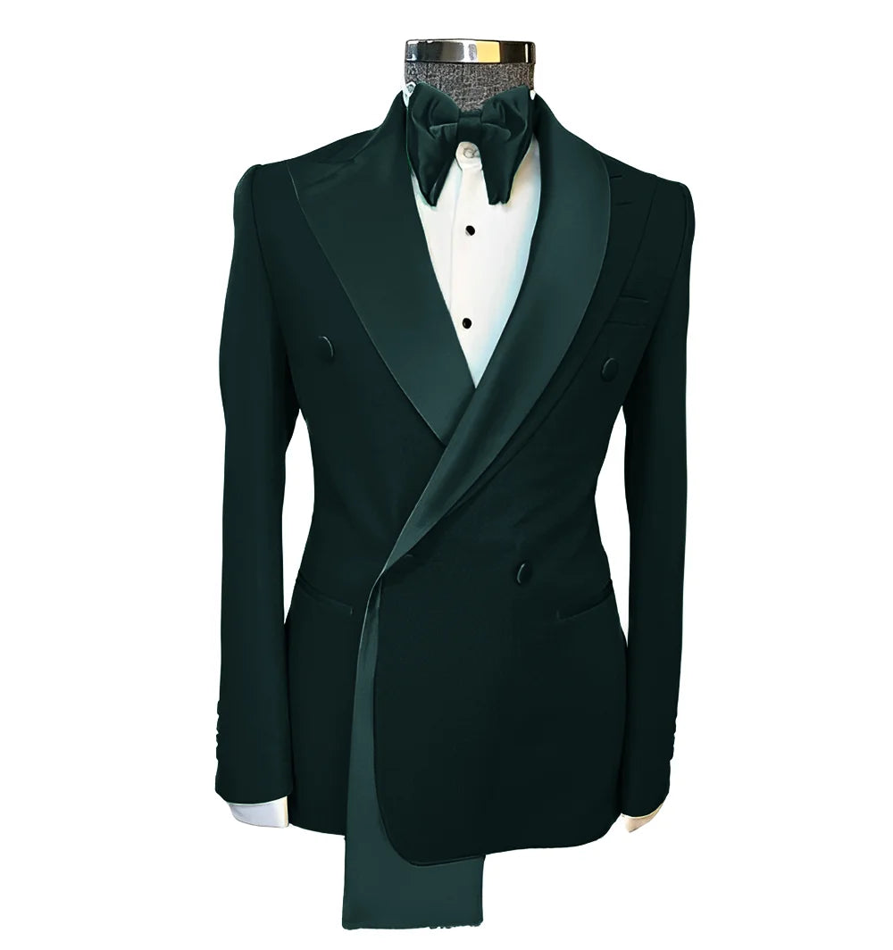 Men's Suits Single Jackets Wedding Groom Tuxedos Peak Lapel Design Blazer for Men Fashion Customization Clothing