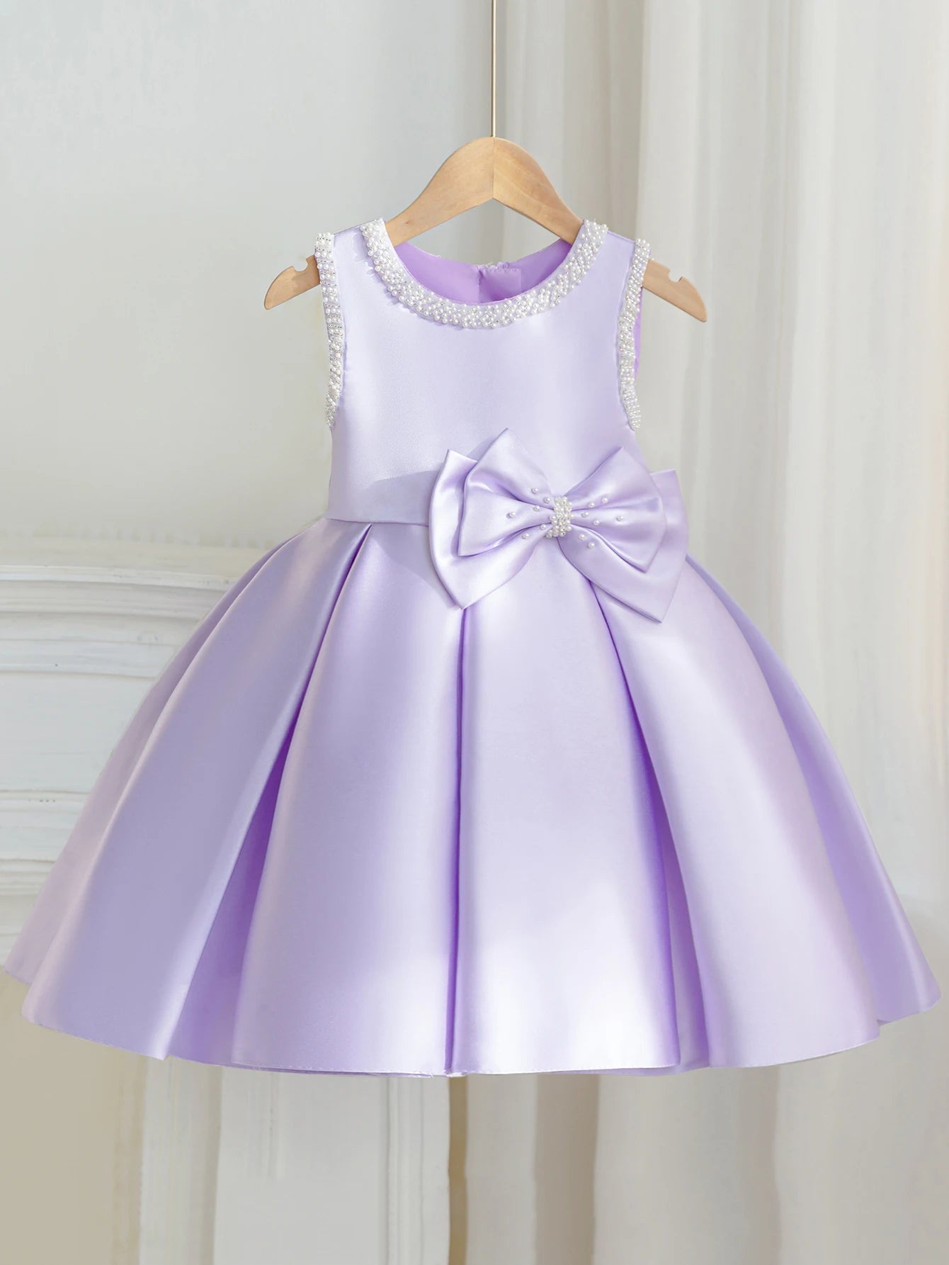 Girls Party Dresses Sleeveless Green Princess-style Dress Suitable for Wedding Flower Girl Birthday Party Evening Wear
