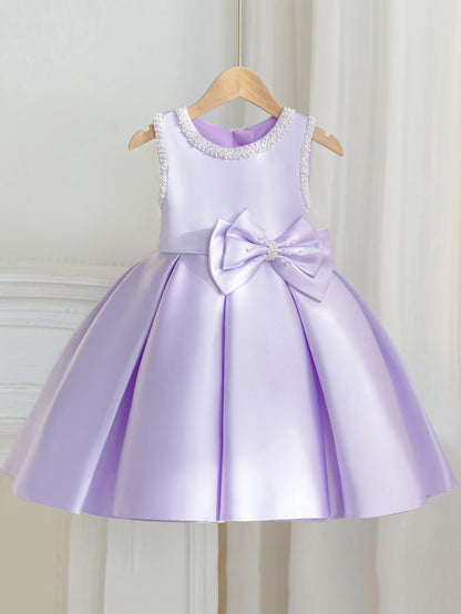 Girls Party Dresses Sleeveless Green Princess-style Dress Suitable for Wedding Flower Girl Birthday Party Evening Wear