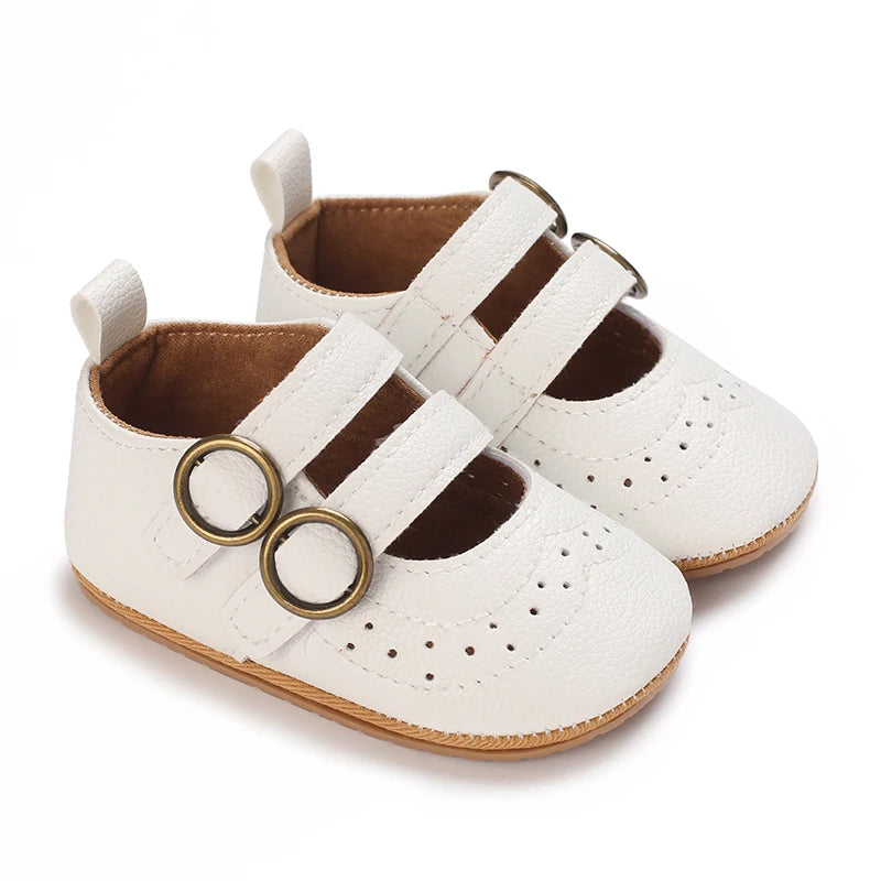 New Baby Girl Shoes Fashion Flower Flats Non-slip Newborn Toddler First Walkers Formal Sandals