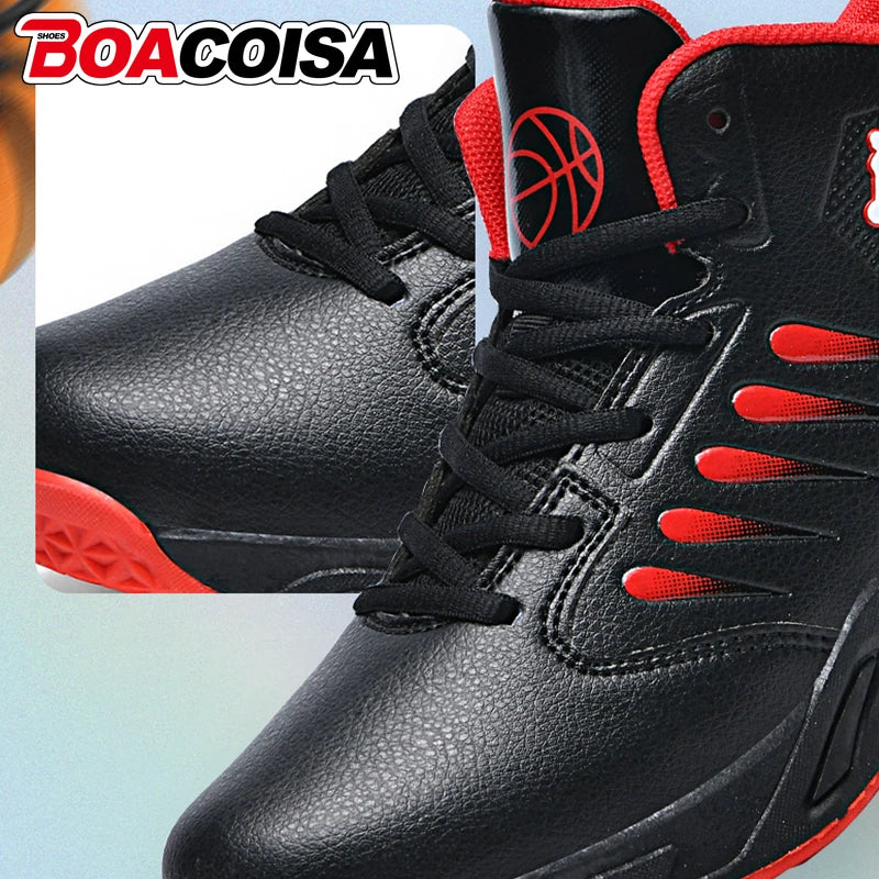 Fashion Children's Basketball Shoes for Boys Girls Sneakers Outdoor Non-slip Sports Running Kids Breathable Walking Shoes