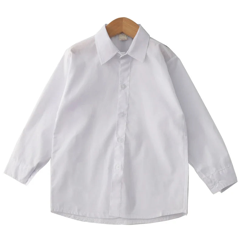 new summer spring girls lace cotton solid White baby kids girls Blouse white shirts  with long sleeves for children girls