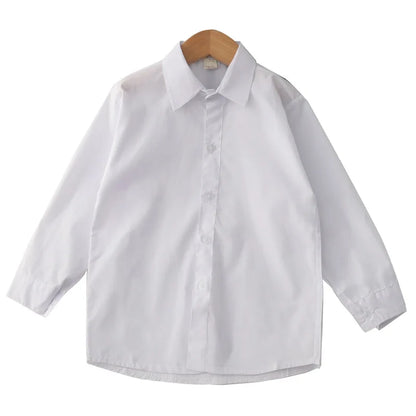 new summer spring girls lace cotton solid White baby kids girls Blouse white shirts  with long sleeves for children girls