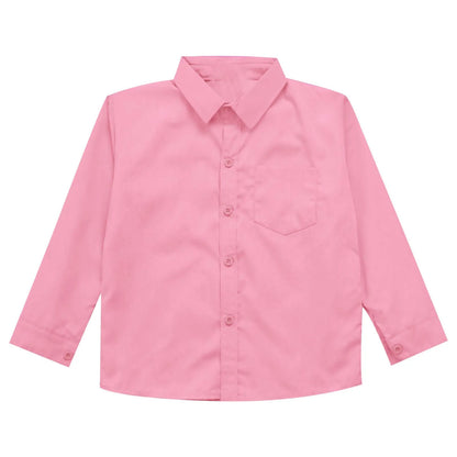 Autumn Kids Shirts for Boy Casual Gentleman Formal Dress Shirt Button-Down Shirt Handsome Boy Long Sleeve Tops Children Clothes