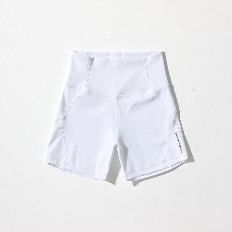 Girls Dancing Shorts Yoga Pants Summer High-elastic Sports Shorts for Kids High-waisted Slim-fit Children's Tight Capris Shorts