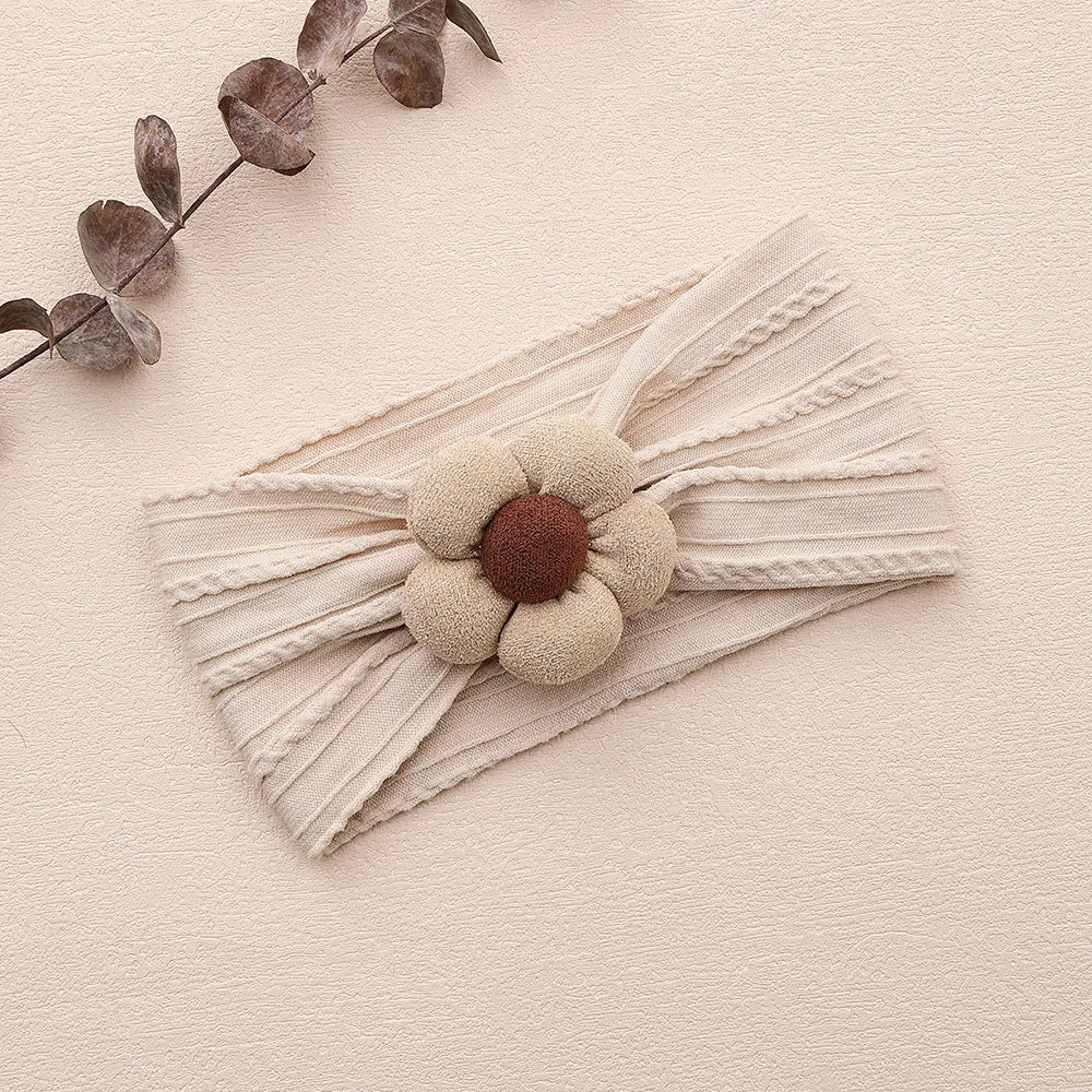 Girls Item Baby Girl Baby Headbands Hair Accessories Nylon Turban for Newborn Headwear Flower Kids Headbands Children Hairbands