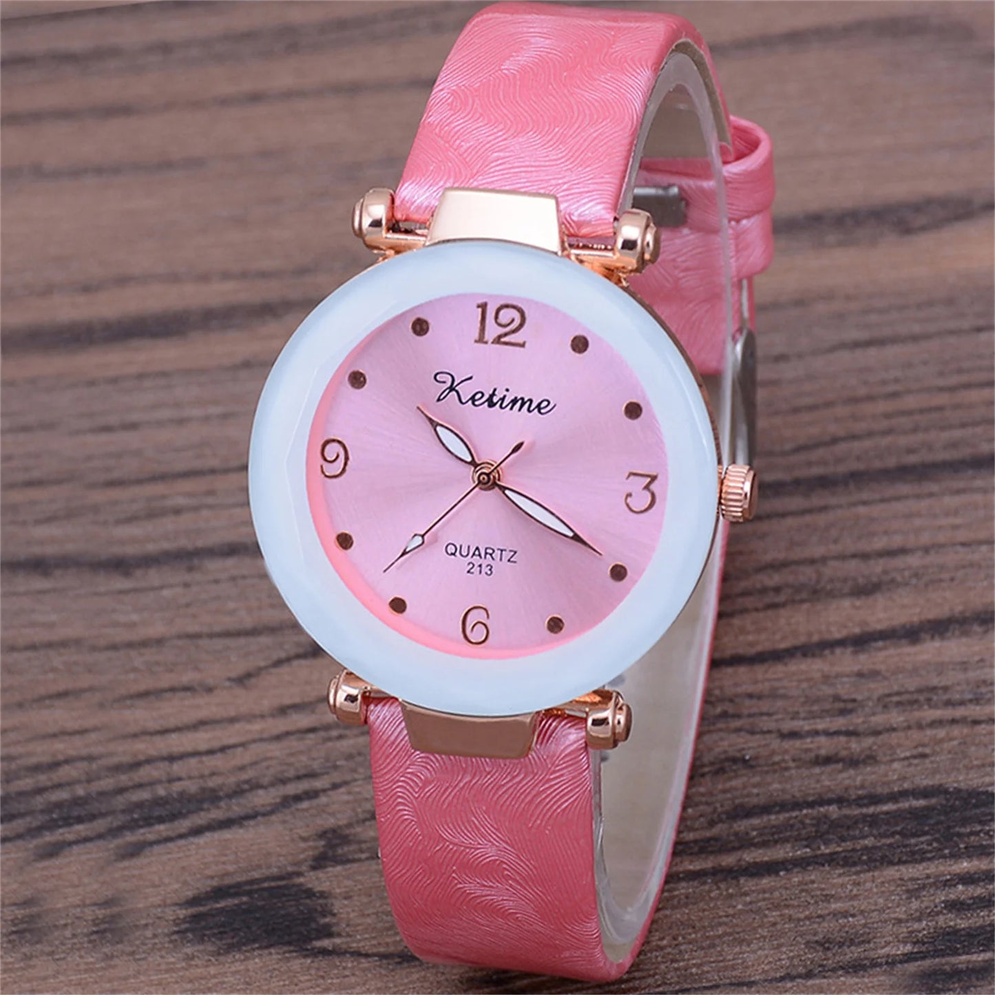 Woman Watch Number Scale Fashion Quartz Watch For Women 50m Waterproof Luxury Business Ladies Leather Hand Clock