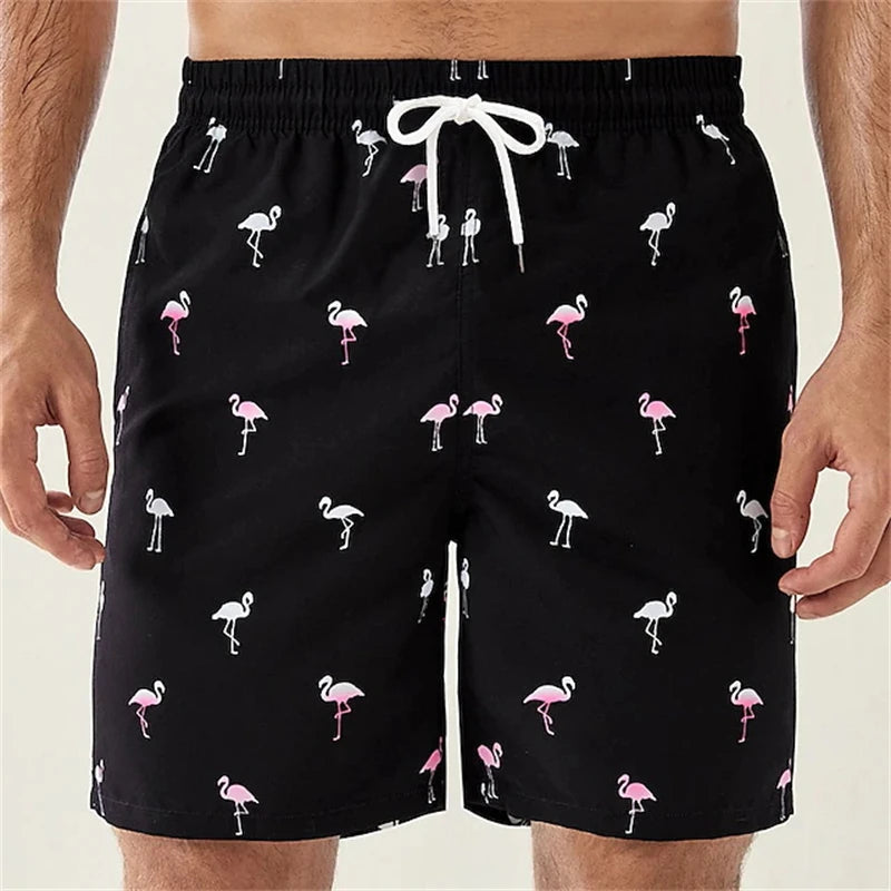 Men Beach Shorts 3D Print Summer Swimwear Men Fashion Casual Male Swimming Trunks Quick Dry Man Surf Board Shorts Beachwear Moto