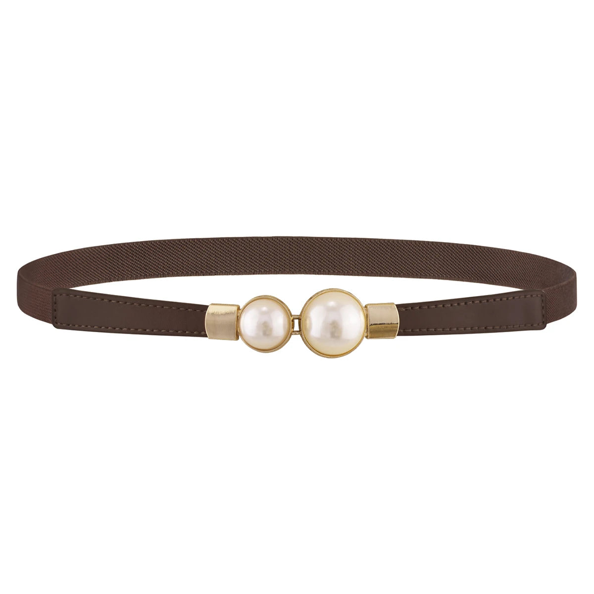 SISHION Summer Fashion Women Belts SH024 PU Leather Thin Elastic Waist Belt Slim Waistband Black Camel Coffee Plus Size