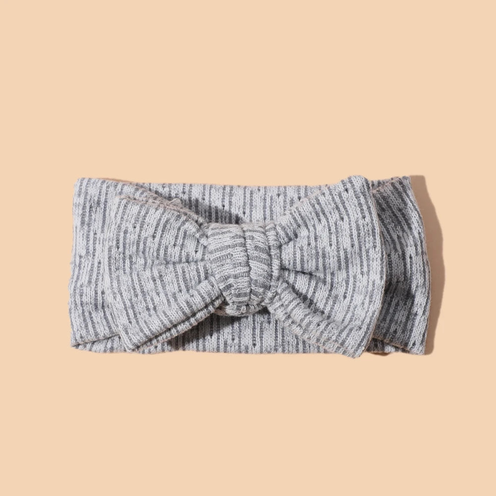 Baby Girl Hair Accessorie Solid Elastic Bow Hair Bands for Girls Soft Comfortable Baby Headband Cute Infant Photography Props
