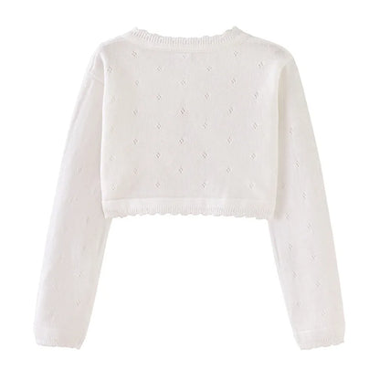 0-10yrs White Girls Cardigans Sweater Jacket Kids Girl Coat for 1 2 3 4 5 6 Years Old Outcoat Shawl Girls Clothing