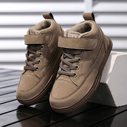 2025 Fashion Kids Sneakers Boys Girls Casual Board Shoes High Top Running Sports Shoes Children‘s Boots Non-slip Basketball New