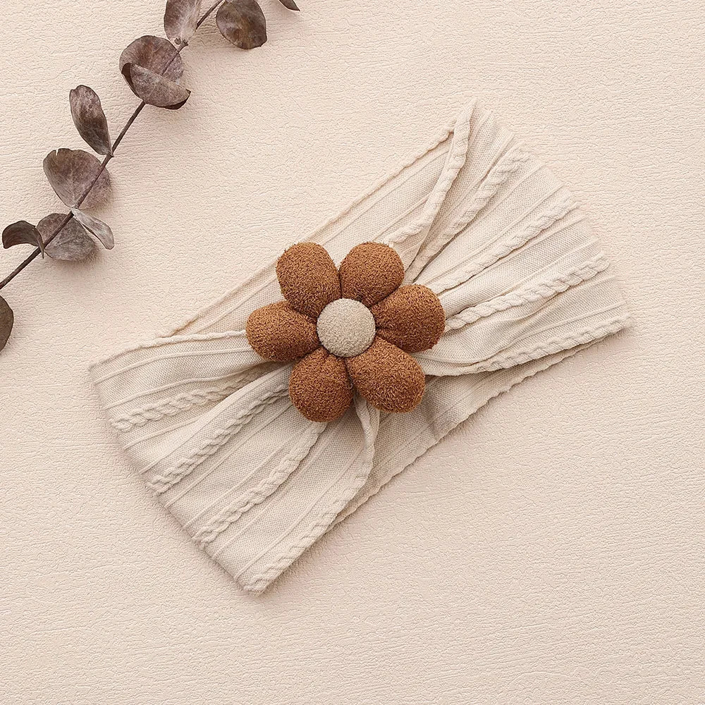 Girls Item Baby Girl Baby Headbands Hair Accessories Nylon Turban for Newborn Headwear Flower Kids Headbands Children Hairbands