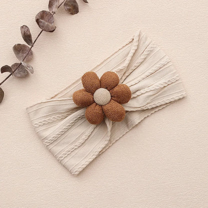 Girls Item Baby Girl Baby Headbands Hair Accessories Nylon Turban for Newborn Headwear Flower Kids Headbands Children Hairbands