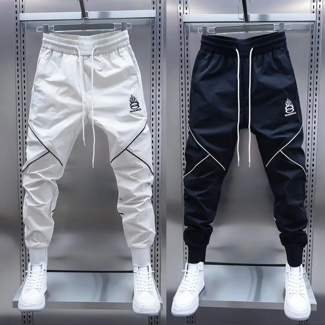 Men's Cargo Pants White Hip Hop Male Trousers Summer Regular Fit Harajuku Long Slacks Street Emo Cheapest Luxury New In Casual