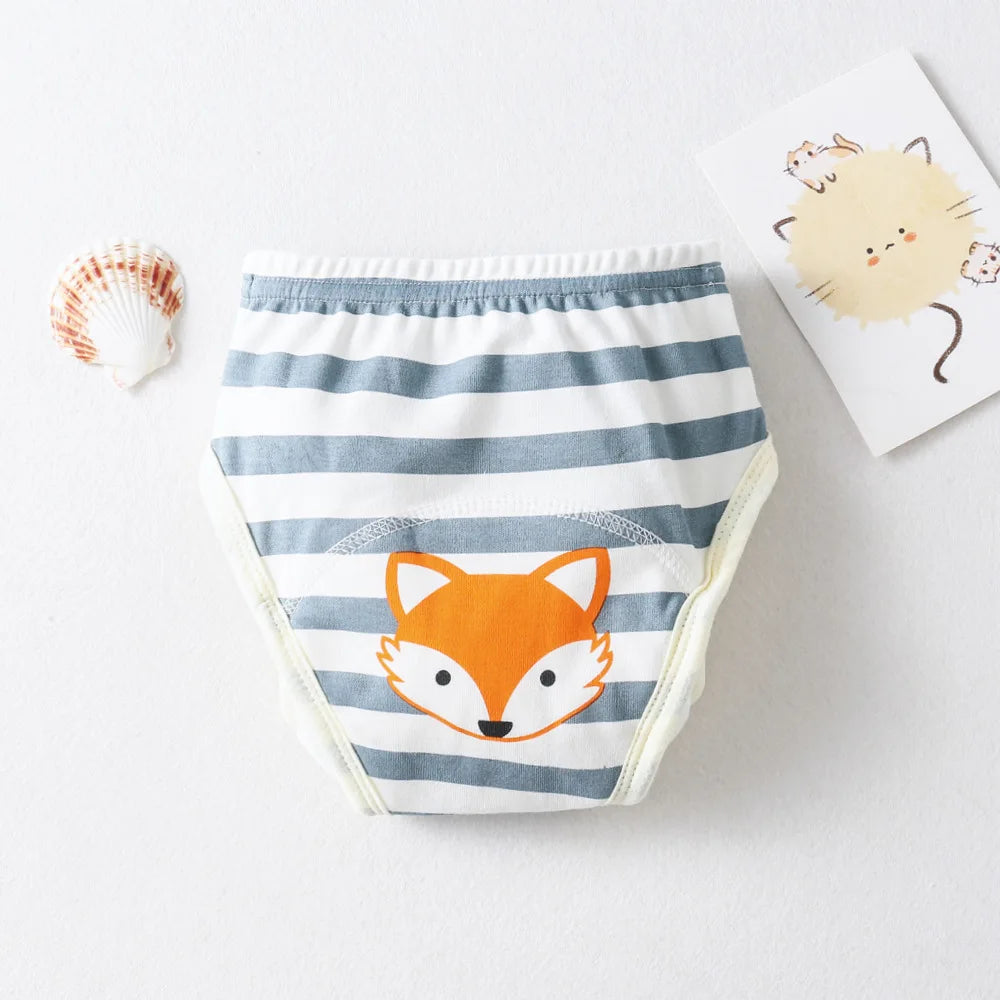 8 Layer Waterproof Reusable Cotton Baby Training Pants Infant Shorts Underwear Cloths Baby Diaper Nappies Panties Nappy Changin