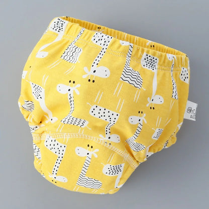 Baby Training Pants Cotton Cloth 6 Layers Cloth Baby Diapers Breathable Reusable Washable Children Underwear Cloth Diapers