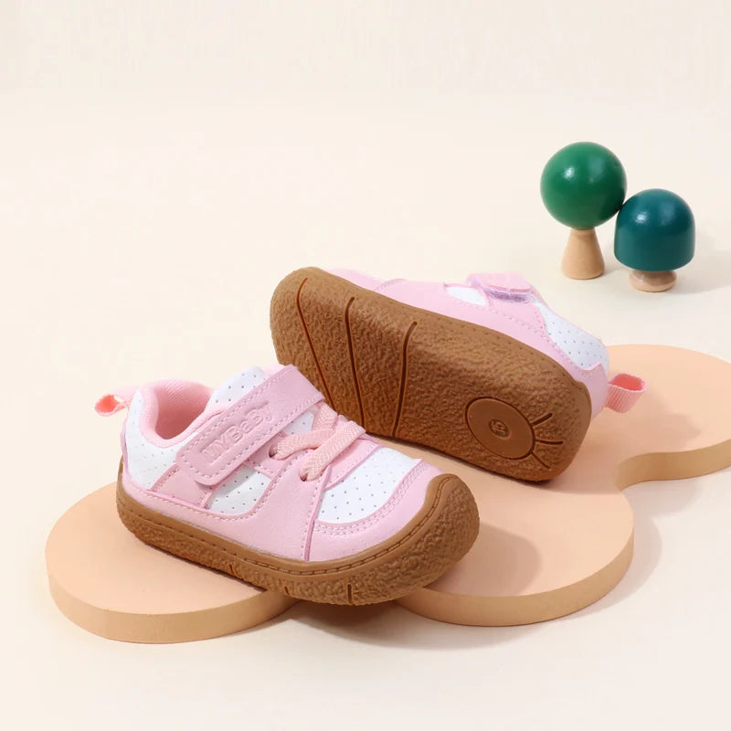 Baby Shoes High Quality Toddler 1-5 Years Rubber Sole Anti-slip Soft PU for Boys and Girls Spring and Autum Style Ooydoor BM06