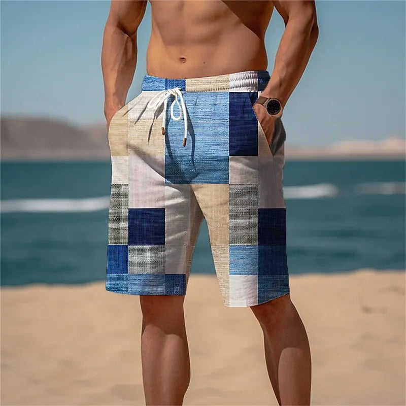 Men Beach Shorts 3D Print Summer Swimwear For Men Fashion Casual Male Swimming Trunks Quick Dry Man Surf Board Shorts Beachwear