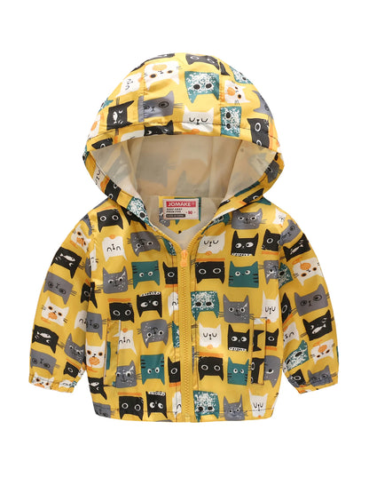 Boys' and girls' jackets are fashionable and comfortable, suitable for children aged 1-7T. Children's jackets