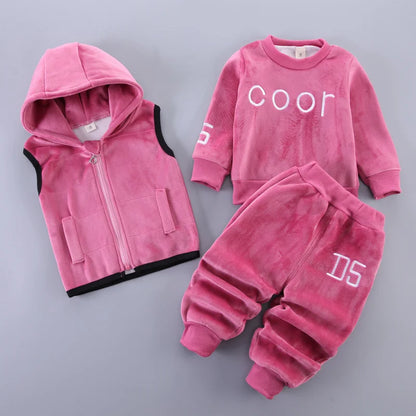 Newborn Baby Boys Clothes 2023 Autumn Baby Girls Clothes Hoodie+Pant Outfit Kids Costume Suit Infant Clothing For Baby Warm Sets