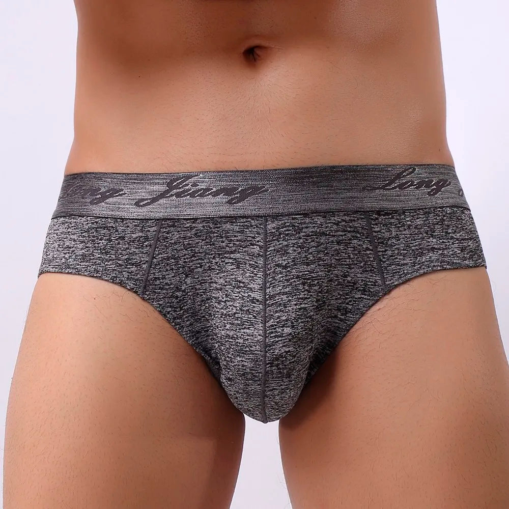 Sexy Men's Underwear Briefs Low Rise Soft Jockstrap Breathable Bikini Style Underpants Fashion Comfy Casual Hombre