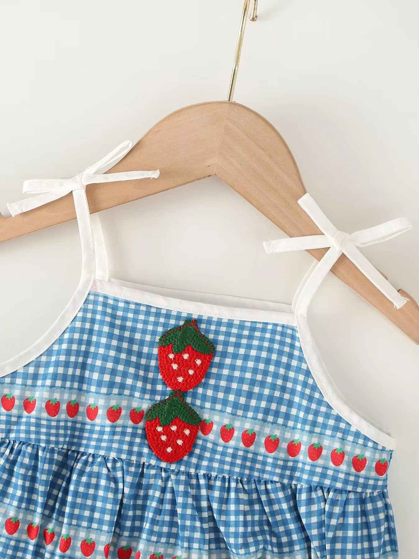 Infant Baby Girl Strawberry  Vests Bodysuit Summer  Sleeveless Rompers  Princess Style Cute Outfits baby clothes 100% cotton